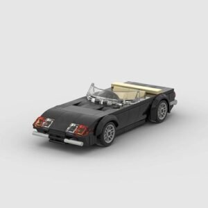 Building Blocks Puzzle Assembled MOC Retro Motorized Caravan Classic Car Race Compatible with Lego Small Particle Toy DIY