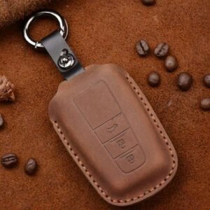 Top Cow Leather Car KeyFob Key Holder Case For Toyota Camry