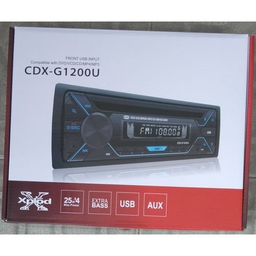 Car Stereo Model 1200 USB SD Mp3 AUX DVD CD With Remote Control