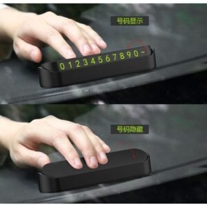 Car Temporary Parking Phone Card