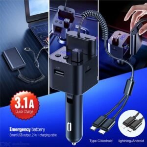 Car Multi-function Power Bank Mini Bluetooth MP3 Player