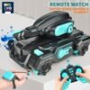 2.4G Car 4WD Tank Toy Water  Shooting Competitive Gesture Controlled Tank Remote Control Drift Car Toys For Children