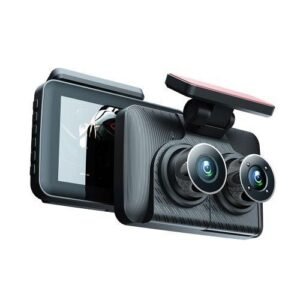 Dash Cam Front And Rear Inside 3 Cameras 1080720480P 4in