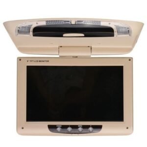 TFT 9'' Screen Flip Down Roof Mount Monitor Overhead TFT LED Car DVD Compatible HDMI Player 12V