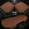 Summer Flax Car Seat Cover Protector Front Back Rear Linen Seat Cushion Pad For Auto Automotive Interior Truck Suv Van