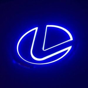 Lexus RX330 LED Front Grille Logo Blue Light