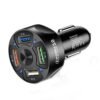 Portable Universal 4 USB Ports QC3.0 Stable Charging-Black