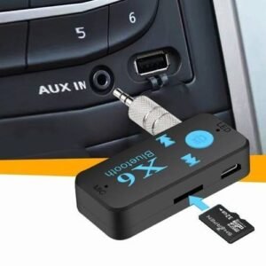 3.5mm Wireless Bluetooth Receiver Home Theater Car Aux Audio Receiver Adapter X6