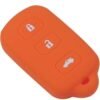 Jingyuqin Remote 4 Buttons Silicone Car-Styling Key Case Cover For Toyota Camry 2000-2005