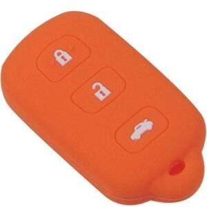 Jingyuqin Remote 4 Buttons Silicone Car-Styling Key Case Cover For Toyota Camry 2000-2005