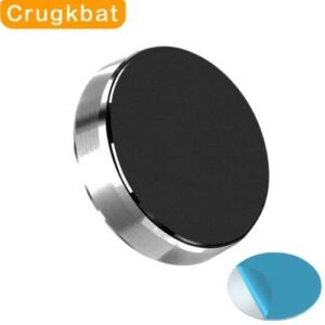 Crugkbat 1PC Magnetic Car Phone Holder Air Vent Mount Silver