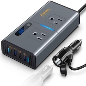 Car 200W Inverter USB Power Converter Socket, US Plug