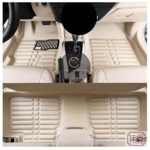 Honda Crosstour 3D Leather Foot Mat/carpet Water Proof Cream Color