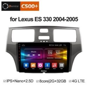 Lexus ES 300 & 330 Car Android Stereo DVD Player With GPS Navigation, Bluetooth, SD, USB Slots With Free Reverse Camera