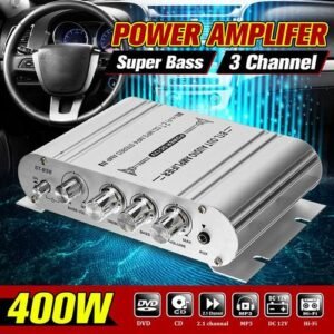 Car Home 2.0 + Subwoofer Power Amplifier 2.1 Channel Power A