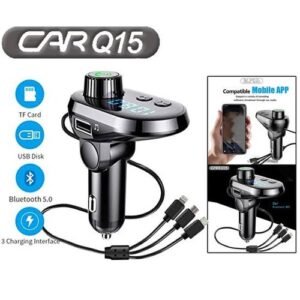 Car Charger FM Transmitter Bluetooth Car Audio MP3 Player Fast Charger