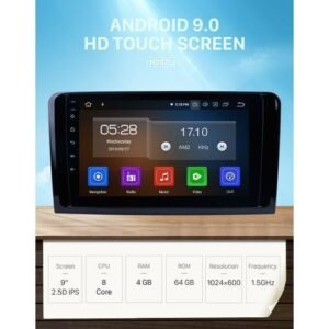 9.1" Car Android Stereo With GPS Navigation For Mercedes Benz ML CLASS W164 ML350 ML500
