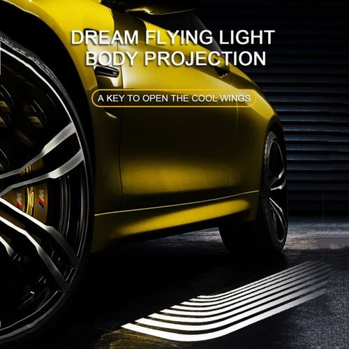 2 PCS Ghost Shadow Courtesy Angel Wings Projection Lamp