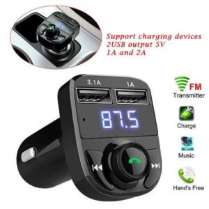 CAR BLUETOOTH MP3 Player, FM  RADIO TRANSMITTER & CAR CHARGER