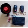Universal Car Security Alarm System+2 Key Remote Controls Shock Sensor