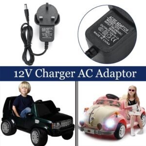 12V Universal Ride On Car Charger Adapter Plug 1A For Jeep Kids Bike Car UK Plug