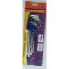 9pc Set Offset Safety Anti Tamper Proof Torx Star Allen Key Bits Wrench Long Arm