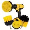 Electric Scrubber Brush Drill Brush Kit Plastic Round Cleaning Brush For Carpet Glass Car Tires Nylon Brushes