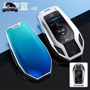Zinc Alloy Car LED Display Key Cover Case Shell for BMW 5 7 Series G11