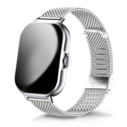 2.09 Smart Watch Fulltouchscreen - Business Silversteel Belt