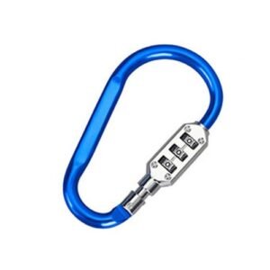 LoHigh Strength Bicycle Anti-theft LoCarabiner Design Hiking Bag Luggage Security Carabiner LoLoItem