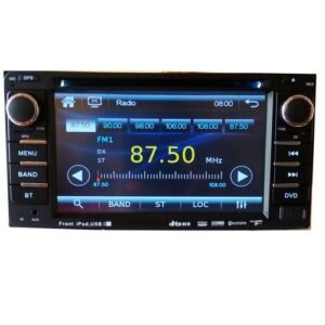 Toyota Universal Car DVD Player With Bluetooth, USB, SD And Auxiliary Inputs + Reverse Camera