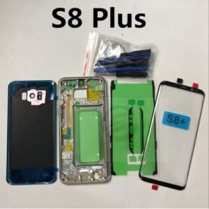S8 S8 Full Housing Case Back Cover Front Screen Glass Lens Middle Frame For Galaxy S8 Plus G955 G955f Complete Parts