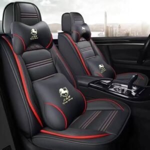 Leather Cover High Quality Leather Seat Cover Full Set For 5Seat Car/Suv