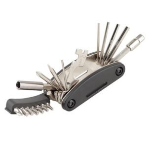 Bicycle Tool Kit 21-in-1 Bike Tool Kit Compact for Cyclists Black