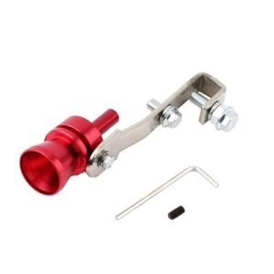 Universal Car Turbo Sound Whistle Simulator Sound Pipe Exhaust Muffler Pipe-red