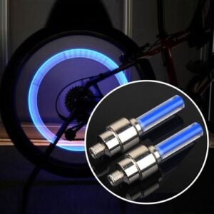 2 PCS Wheel Tyre Lamp With Battery For Car / Motorbike / Bike(Blue Light)