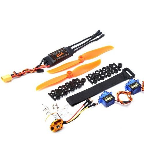 Brushless Motor 2200KV 40A ESC 6035 Propeller 9G Micro Servo 2pcs for RC Plane Helicopter XT60 Plug