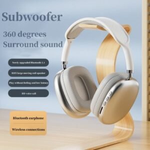 Wireless Bluetooth Headphones,Gaming,Sports Earphones-White