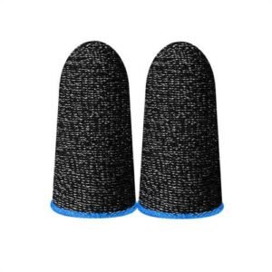2PCS Universal Breathable Ultra-thin Mobile Gaming Thumb Gloves With Finger Covers