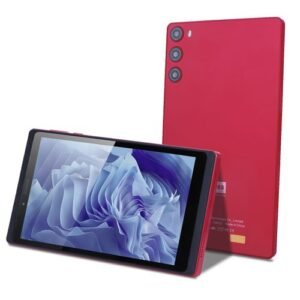 C Idea 7 Inch Portable Tablet,Android 12 Tablet PC With SIM Card Slot 32GB Storage 64GB Expandable Dual Camera ?Red)
