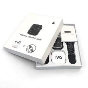 T55 Pro Max 1.44 Inch Smartwatch TWS Earphone 2 In 1