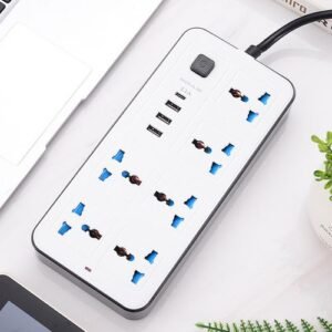 Power Strip 6 AC Sockets & 3 USB 1 Type C Port 6FT Cord