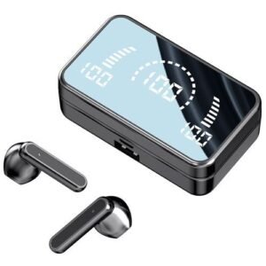 Wireless Bluetooth Earphone S20 Touch LED Stereo Audio Black