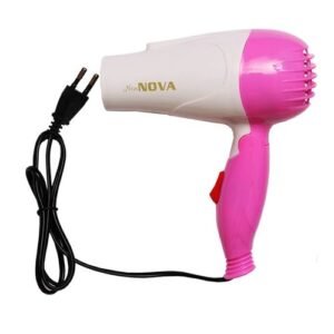 Nova Foldable Hand Hair  Dryer- Pink