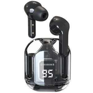 Digital Display Bluetooth Headset Stereo Transparent Shell