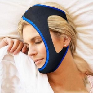 Triangular Shackles With Chin Straps For Men And Women To Prevent Snoring Blue