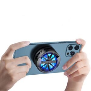 Mobile Phone Cooler Led Fan Magnetic Radiator With Clip