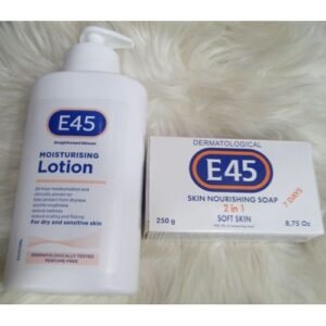 E45 Dermatological Moisturizing Body Lotion And Soap ..500ml.