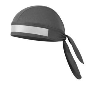 Sweat Wicking Beanie Hat  Liner Sport Skull  Wave  For Men And Gray