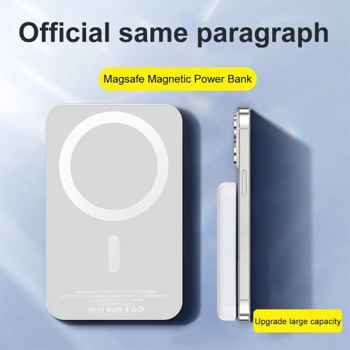 WIRELESS CHARGER Solid Magnetic Fast Wireless Charging Power Bank For IPhone X 11 12 13 14 15 PRO MAX, Samsung